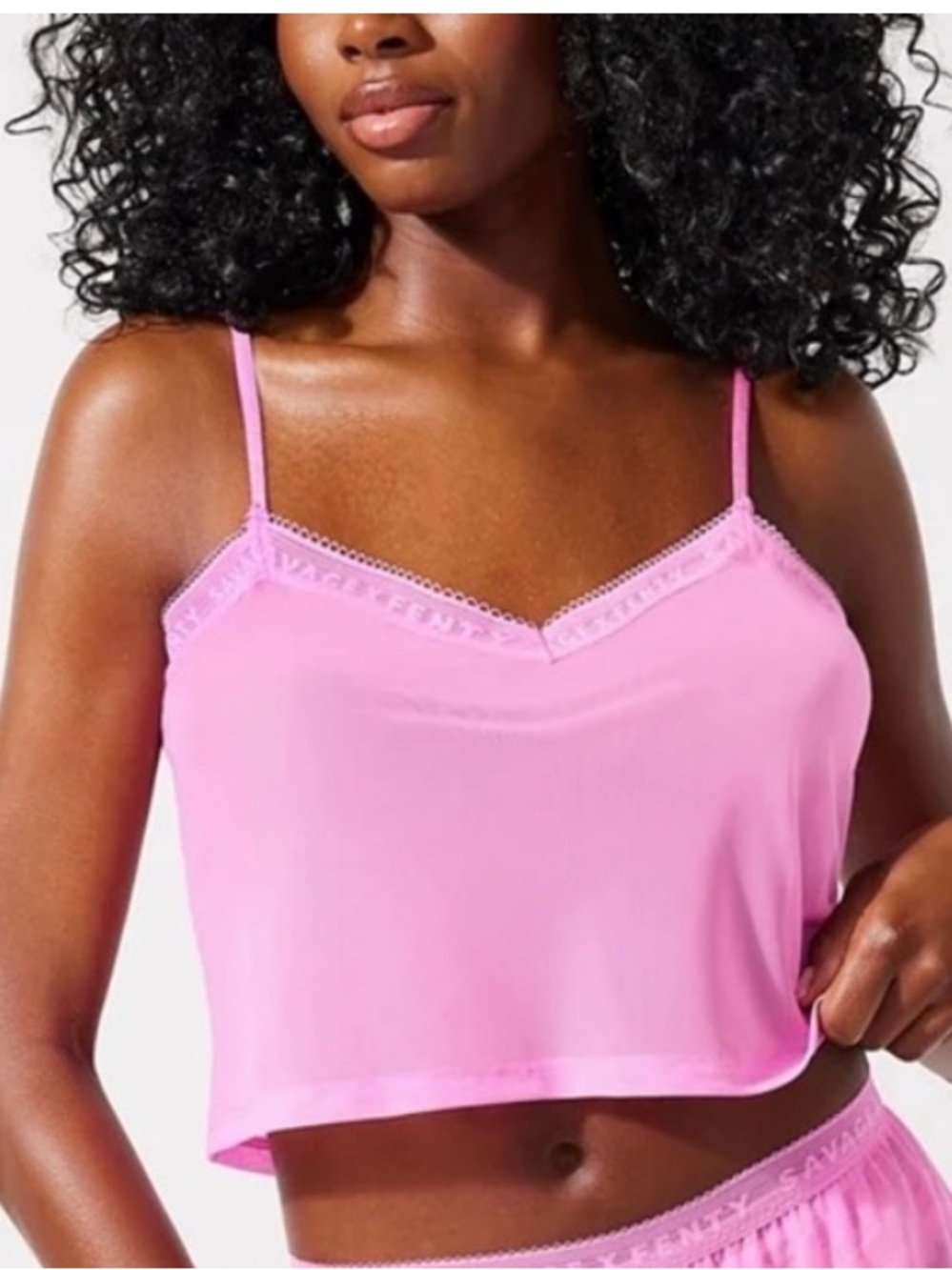 Savage X Fenty Logo
Trim Mesh Cami